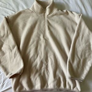 TNA Aritzia Fleece Quarter zip